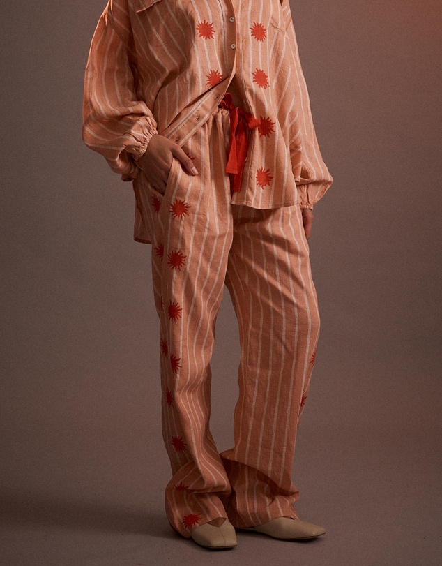 KINGA CSILLA - Dallas Sun Straight Pants