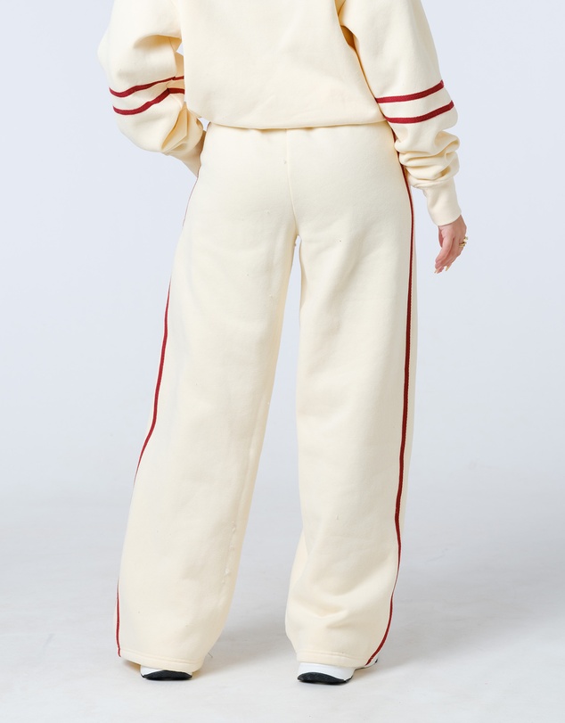 First Division - Side Stripe Wide Leg Trackpant