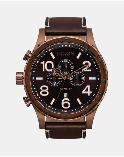 Nixon - 51-30 Chrono Leather Watch