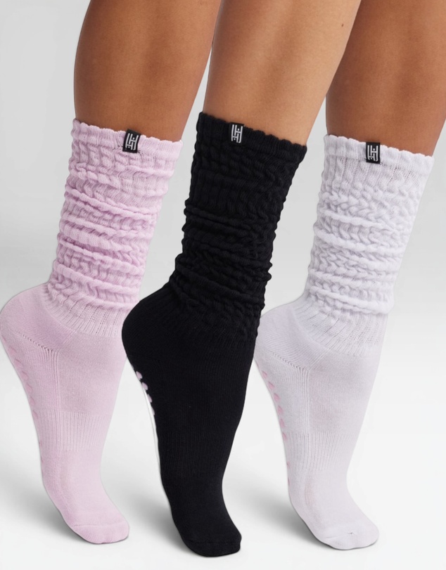 High Heel Jungle - Scrunch Grip Sock - 3 Pack