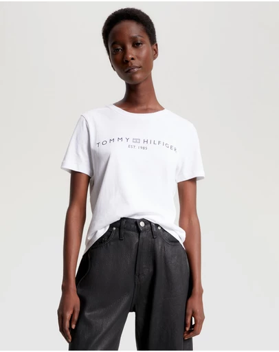 Tommy Hilfiger - Signature Crew Neck Logo T-Shirt