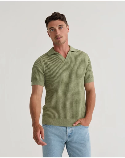 Oxford - Pierce Knitted Polo