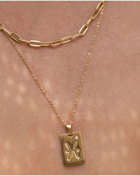 Arms Of Eve - Zodiac Gold Tag Necklace