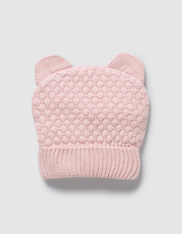 Wilson & Frenchy - Organic Knitted Bear Hat - Babies