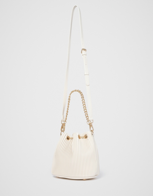 Forever New - Dahlia Drawstring Pleated Bucket Bag