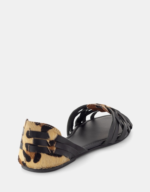 Just Because - Kairo Leather Flat Sandals