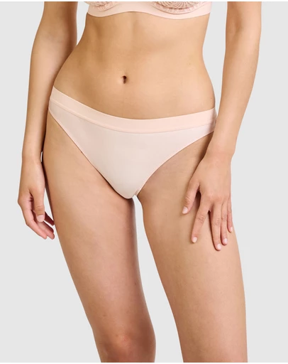 Sans Complexe - Aurore High Cut Hipster Tanga Brief with Lace
