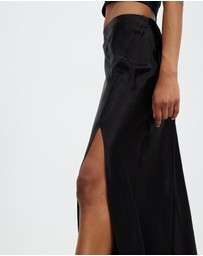Third Form - Crush Bias Split Maxi Skirt