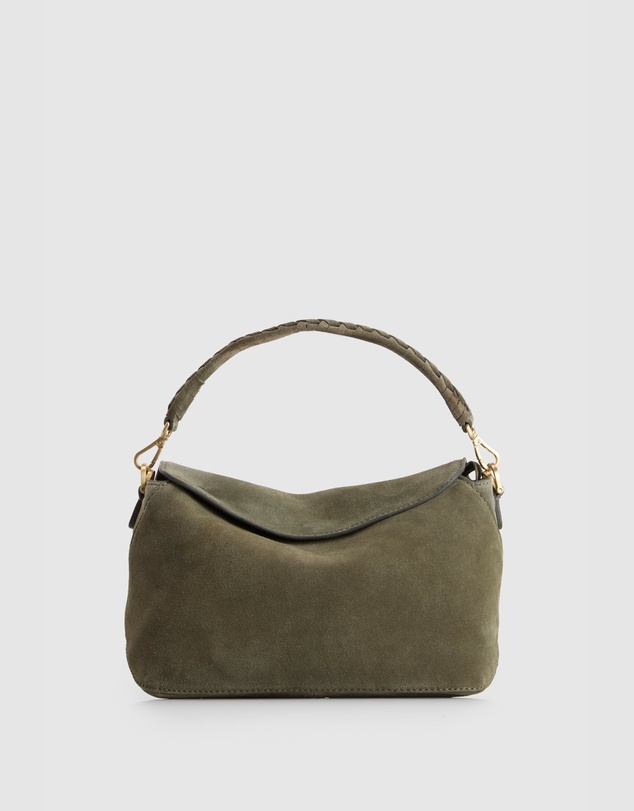 Evity - Clara Suede Leather Grab Bag