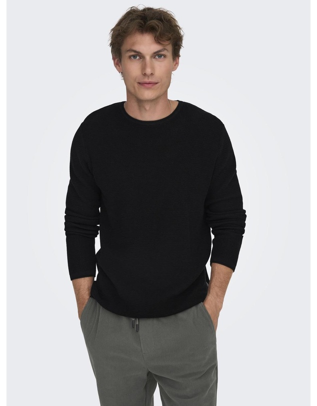 Only & Sons - Eric Structured Knit Pullover