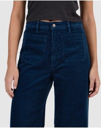 Rolla's - Relaxed Sailor Jean - Teal Cord