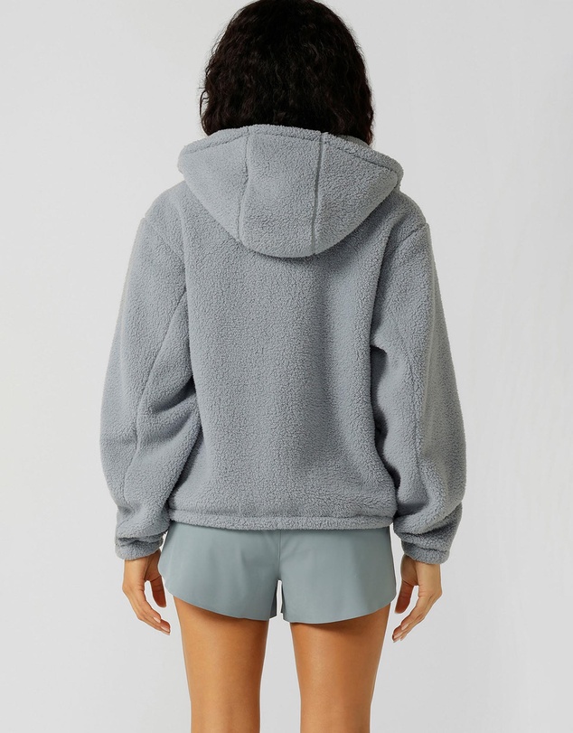 Lorna Jane - Teddy Sherpa Zip Thru Hoodie