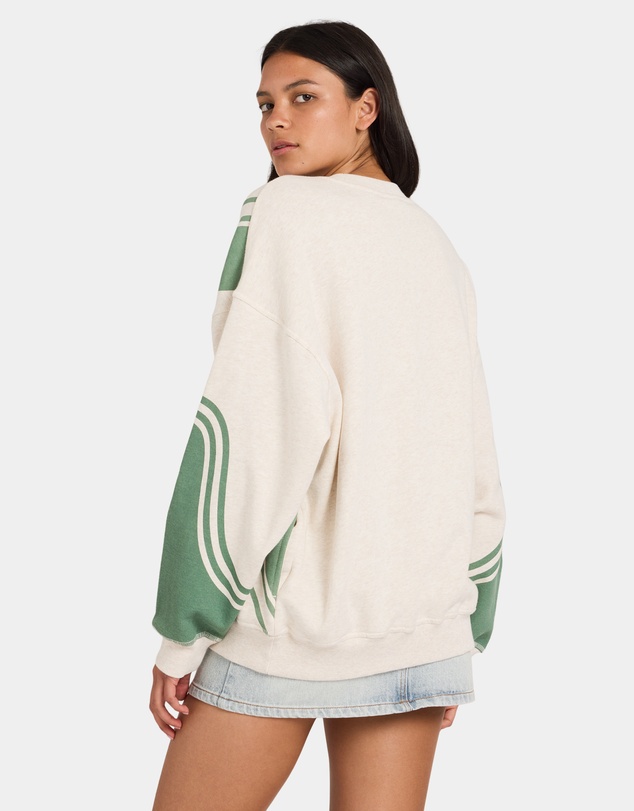 RVCA - Womens Luck Off Pullover Crew Neck
