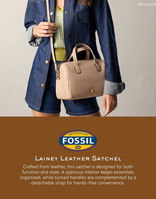 Fossil - Lainey White Satchel Bag