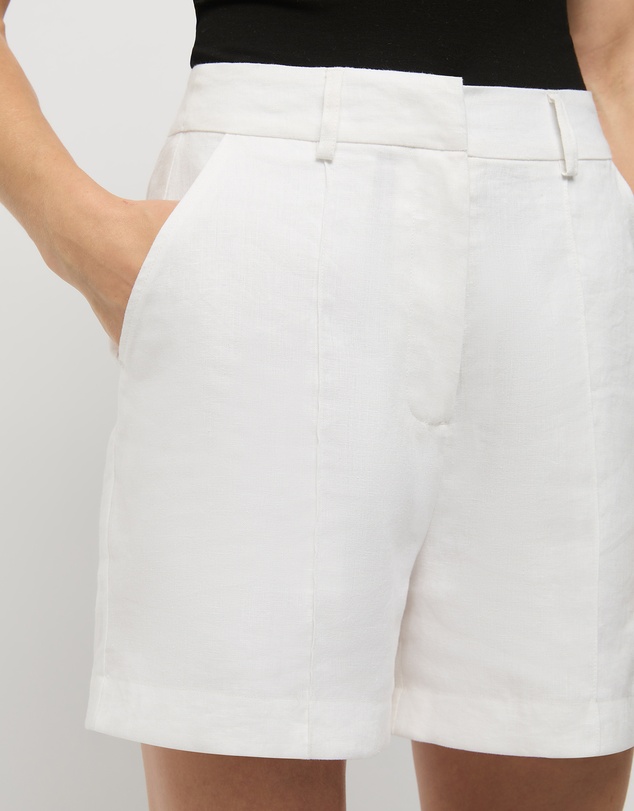 FRIEND of AUDREY - The Pinstitch Linen Shorts
