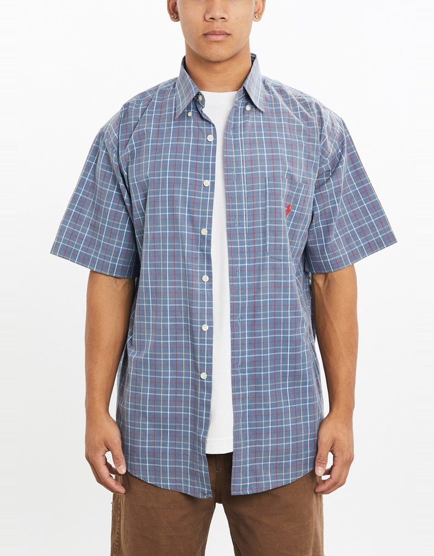 Vintage by The Real Deal - Pre Loved - Vintage 90s Polo Ralph Lauren Short Sleeve Button Up Shirt