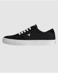 Fallen Footwear - Fallen Footwear Men Bomber Vulcanised Sole Shoes Black/White