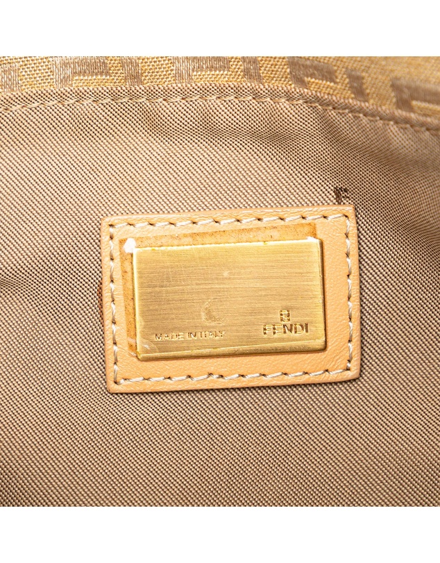 Pre-Loved by Azura Reborn - Pre-Loved fendi Beige Fendi Logo Tote Bag
