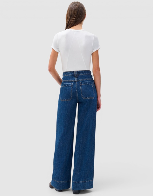 rag & bone - Selah High-Rise Wide Leg Jeans