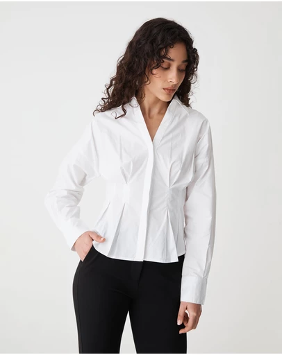 Forcast - Billie Pleat Waist Shirt