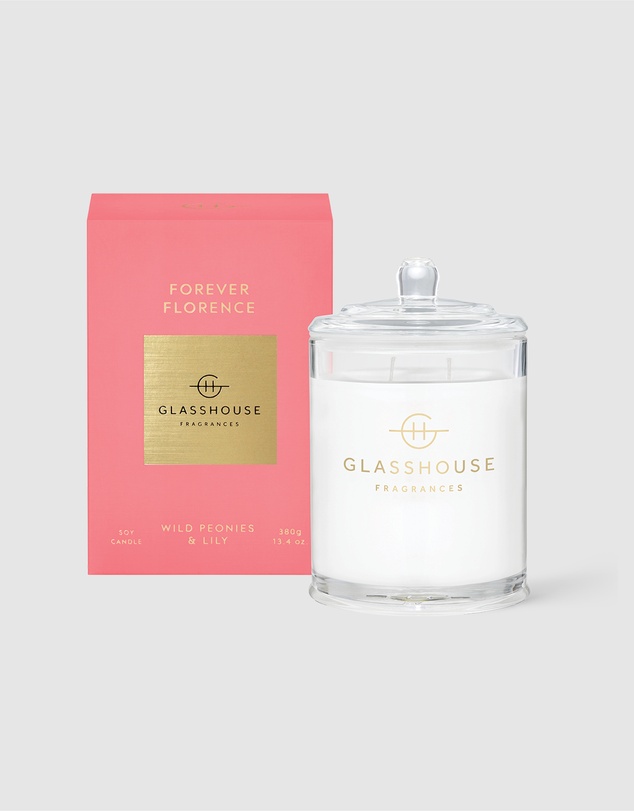 Glasshouse Fragrances - Forever Florence 380g Soy Candle