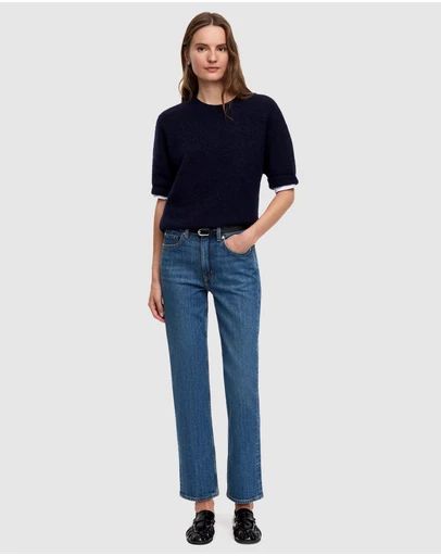 ARKET - Jade Cropped Denim Trousers