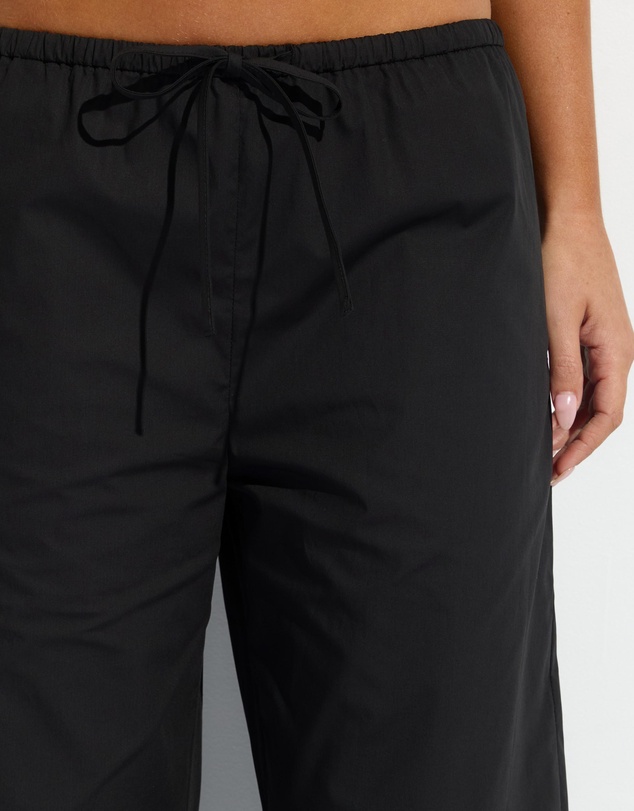 Dazie - Raina Low Rise Cotton Poplin Barrel Pants