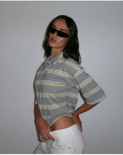 Dazie - Match Striped Rugby Shirt