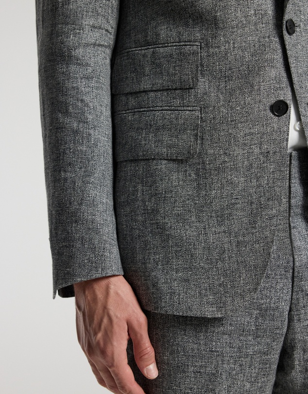 Calibre - Melange Linen Suit Jacket Iron