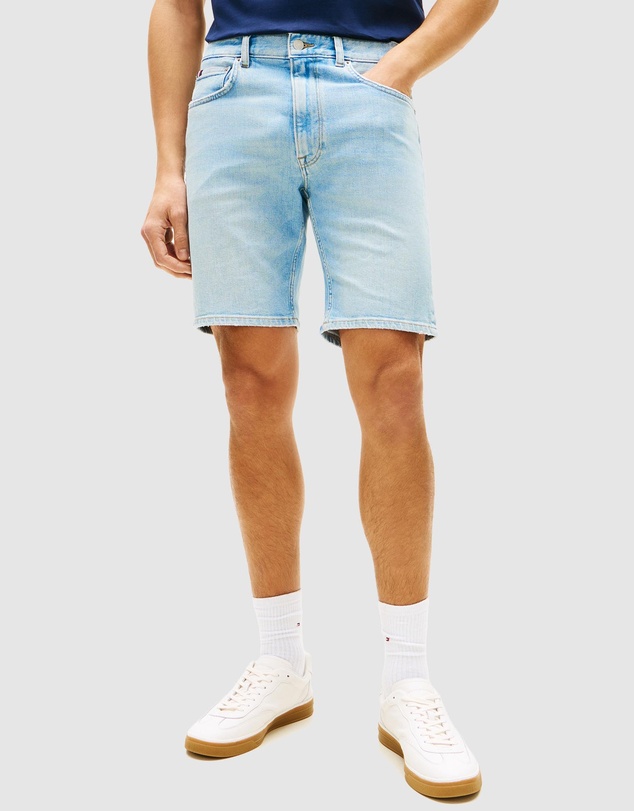 Tommy Hilfiger - Denton Faded Straight Leg Denim Shorts