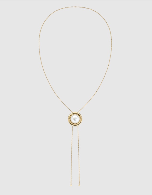 Furla - Miasfera Iconic Pearl Gold-Tone Long Necklace