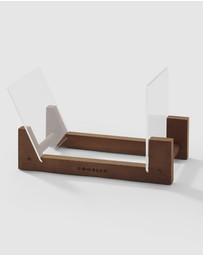 Crosley - Crosley Voyager Bluetooth Portable Turntable - Floral + Bundled Crosley Record Storage Display Stand
