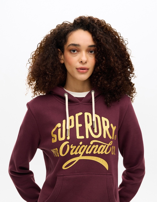 Superdry - Mfg Original Metallic Hoodie