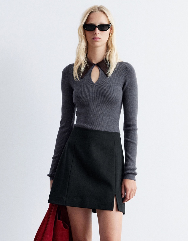 & Other Stories - Keyhole Collar Top
