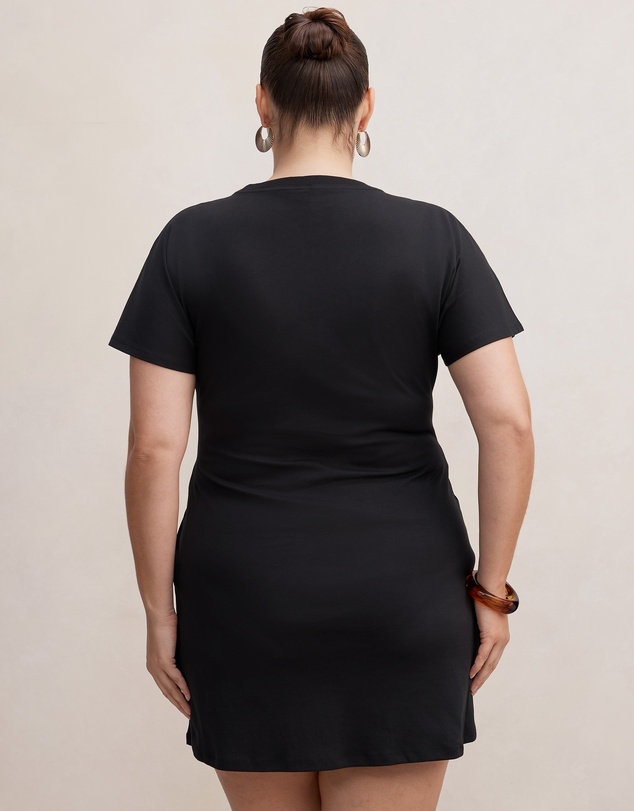 Forever New Curve - Rose Curve T-Shirt Twist Mini Dress