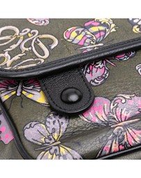 Pre-Loved by Azura Reborn - Pre-Loved Tales of Spain Butterfly Printed Leather Anagram Crossbody