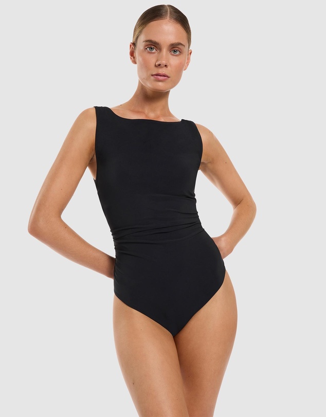 JETS - Boat Neck One-Piece