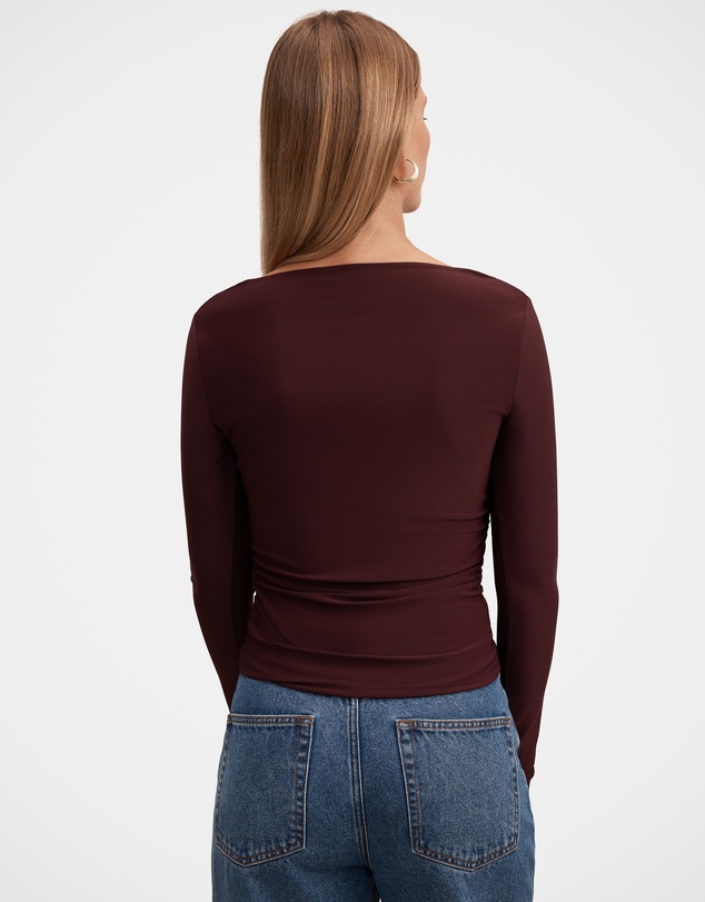 Forever New - Lexi Tie Long Sleeves Top