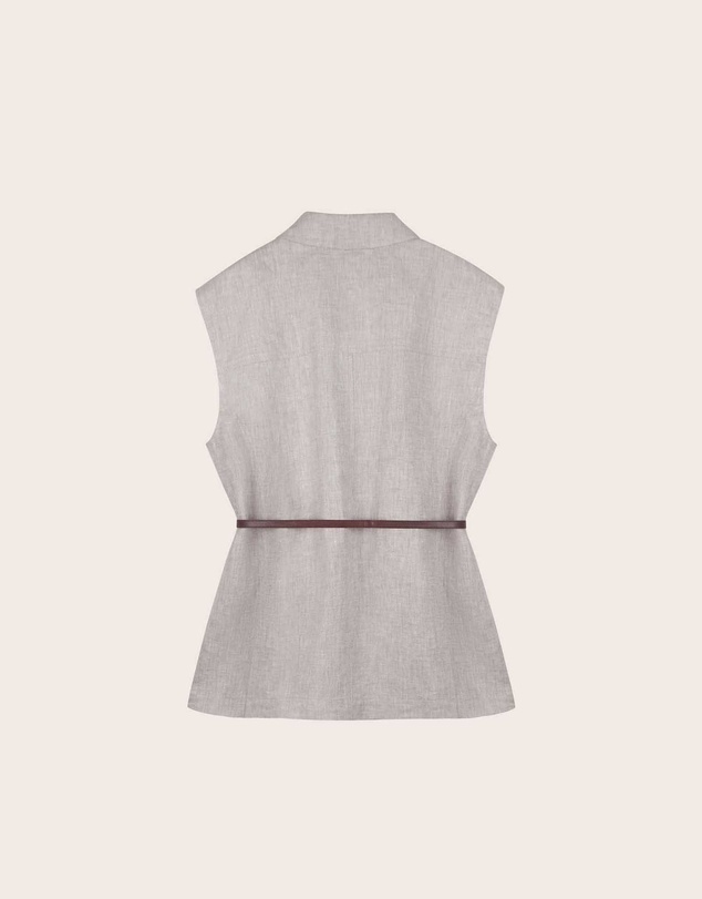 IDA+S - Josephine Oversized Linen Vest
