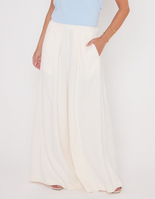 ALEXANDRA - Pizzi Pants Cream