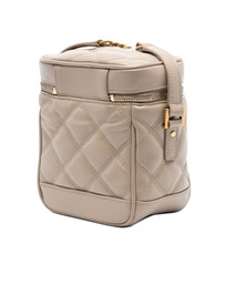 Pre-Loved by Azura Reborn - Pre-Loved Grain de Poudre Quilted 80s Vanity Bag