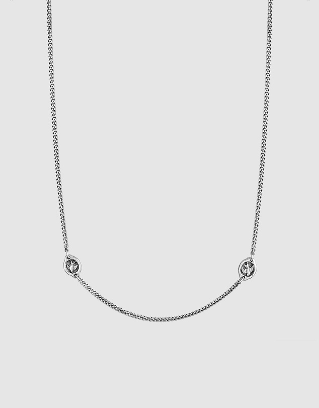 Haze & Glory - ICONIC EXCLUSIVE - Swallow Necklace in Oxidised 925 Silver