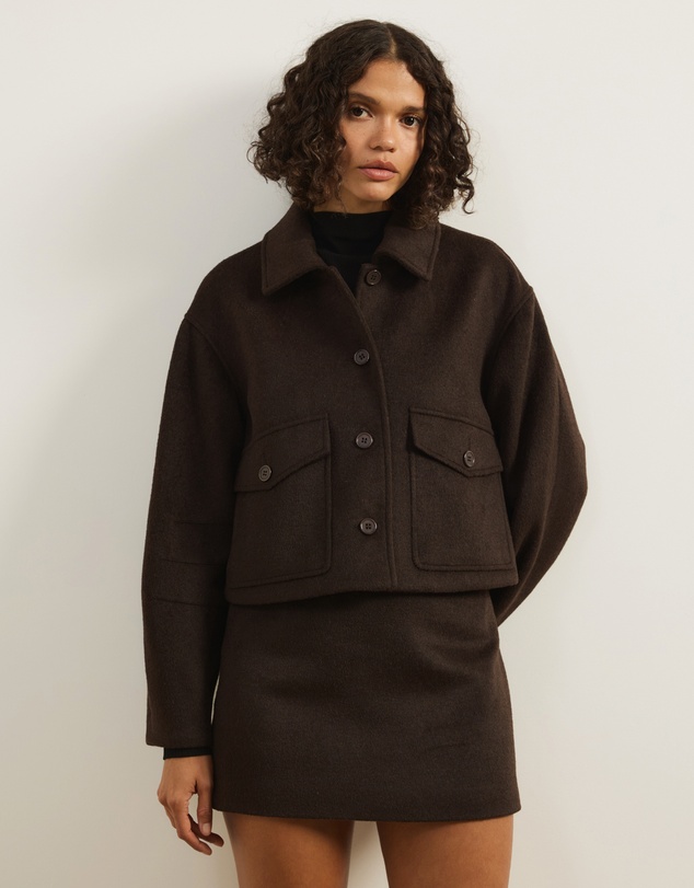 Atmos&Here - Miranda Wool Blend Short Coat