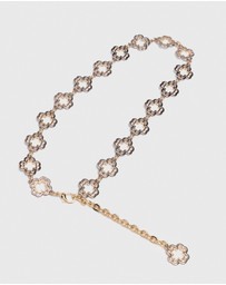 Maje - A Clover Allover Belt