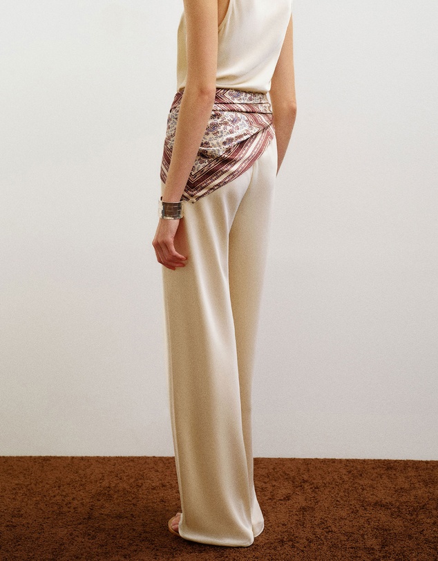 Reformation - Gale Satin Mid Rise Bias Pants