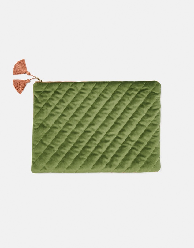 Linen House - Ella Velvet Pouch