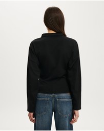 Cotton On - Everyday Smooth Polo Long Sleeve