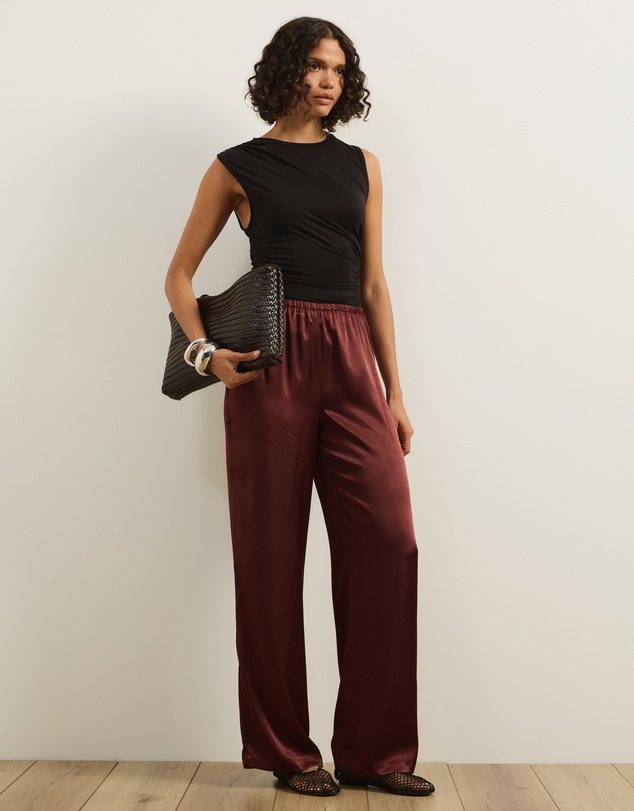 Atmos&Here - Saffron Satin Pants