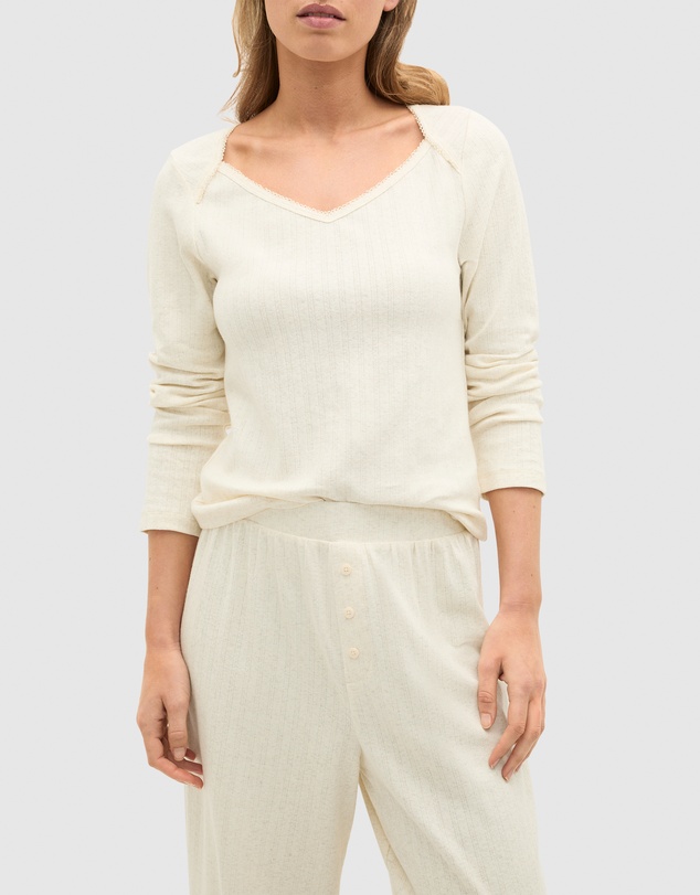 Seed Heritage - Pointelle Top and Pant PJ Set