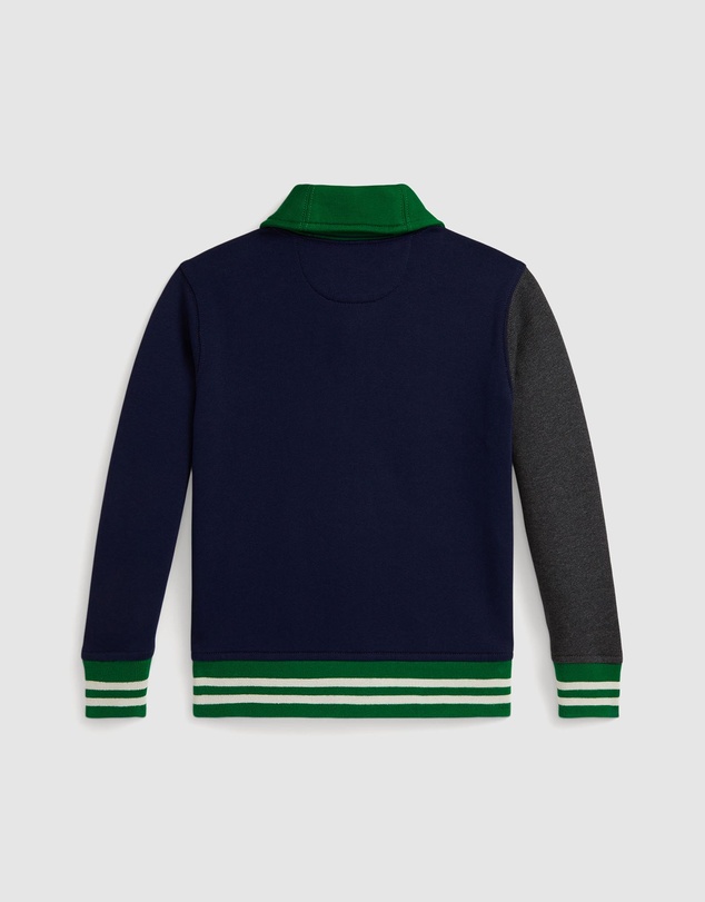 Polo Ralph Lauren - Logo Color-Blocked Fleece Cardigan - ICONIC EXCLUSIVE - Kids